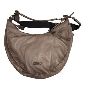 Frye Jennie Taupe Hobo Leather Bag